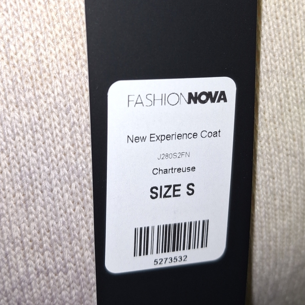 Fashion Nova Green Long Trench Coat - Picture 9 of 9